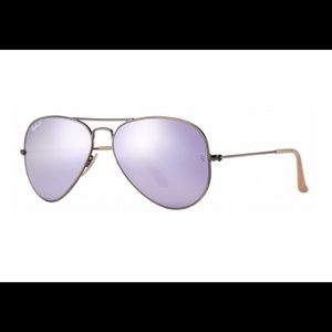 Brand new never worn purple polarized ray bans